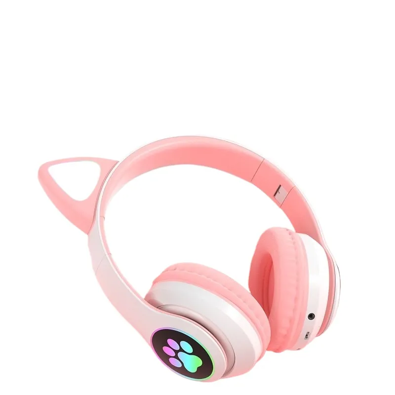 Cat Ear Bluetooth Headset Led - Cat Ear Bluetooth Headphones Wireless Noise