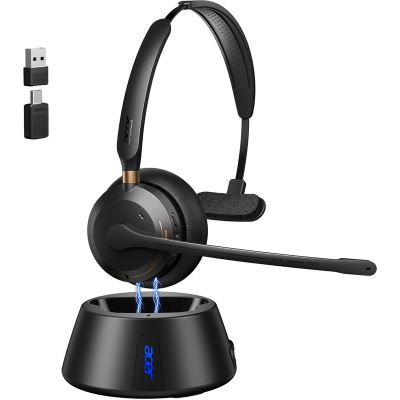 Type C Wired Earphones With Mic - Acer Wireless Headset with Mic for