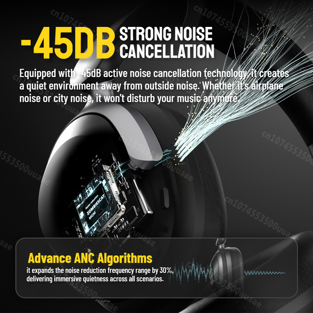Zombies Cat S10 ANC Bluetooth  - đánh giá và giá Anc Wireless Over Ear Headphones