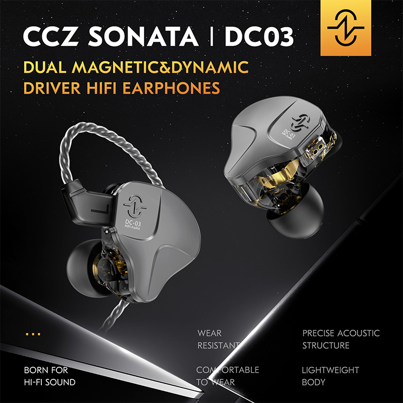 CCZ DC03 IEM Wired Earbuds 10m - đánh giá và giá In Ear Monitors For Singers