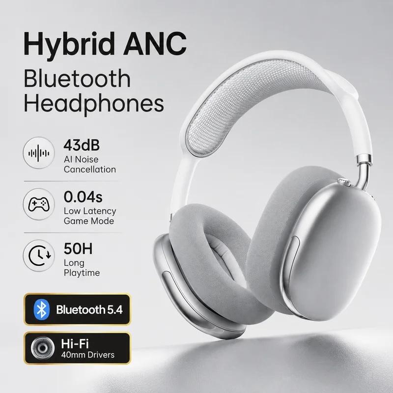 Over Ear ANC Wireless Bluetoot - đánh giá và giá Anc Wireless Over Ear Headphones