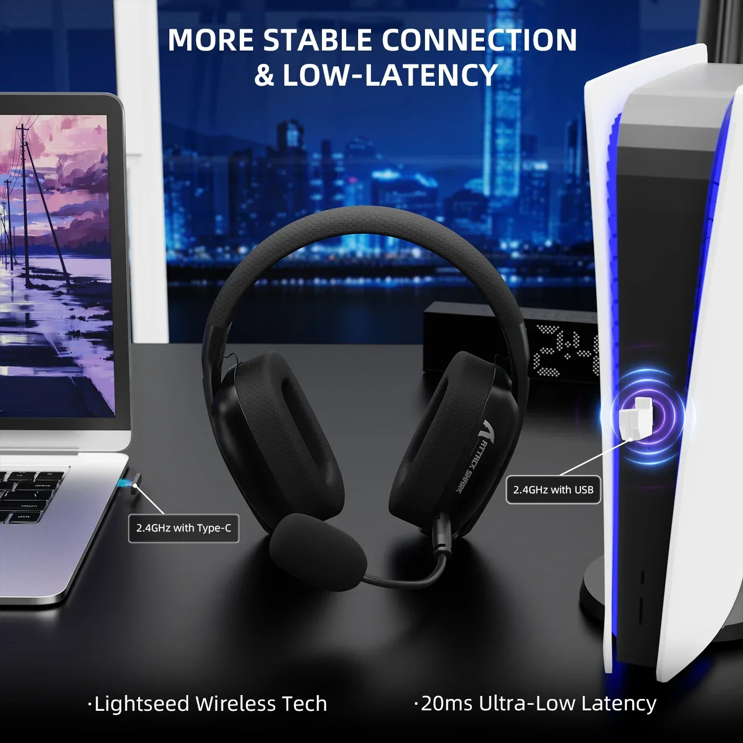Original ATTACK SHARK L80PRO W - đánh giá và giá Type C Wired Earphones With Mic