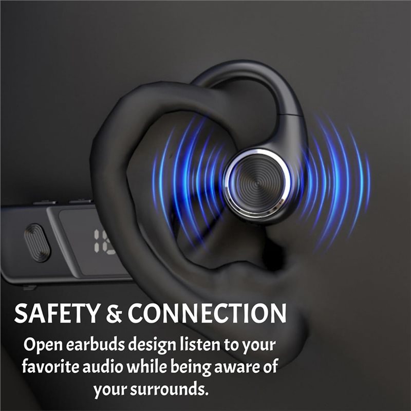 B27B Open Ear Bone Conduction  - đánh giá và giá Bone Conduction Running Headphones