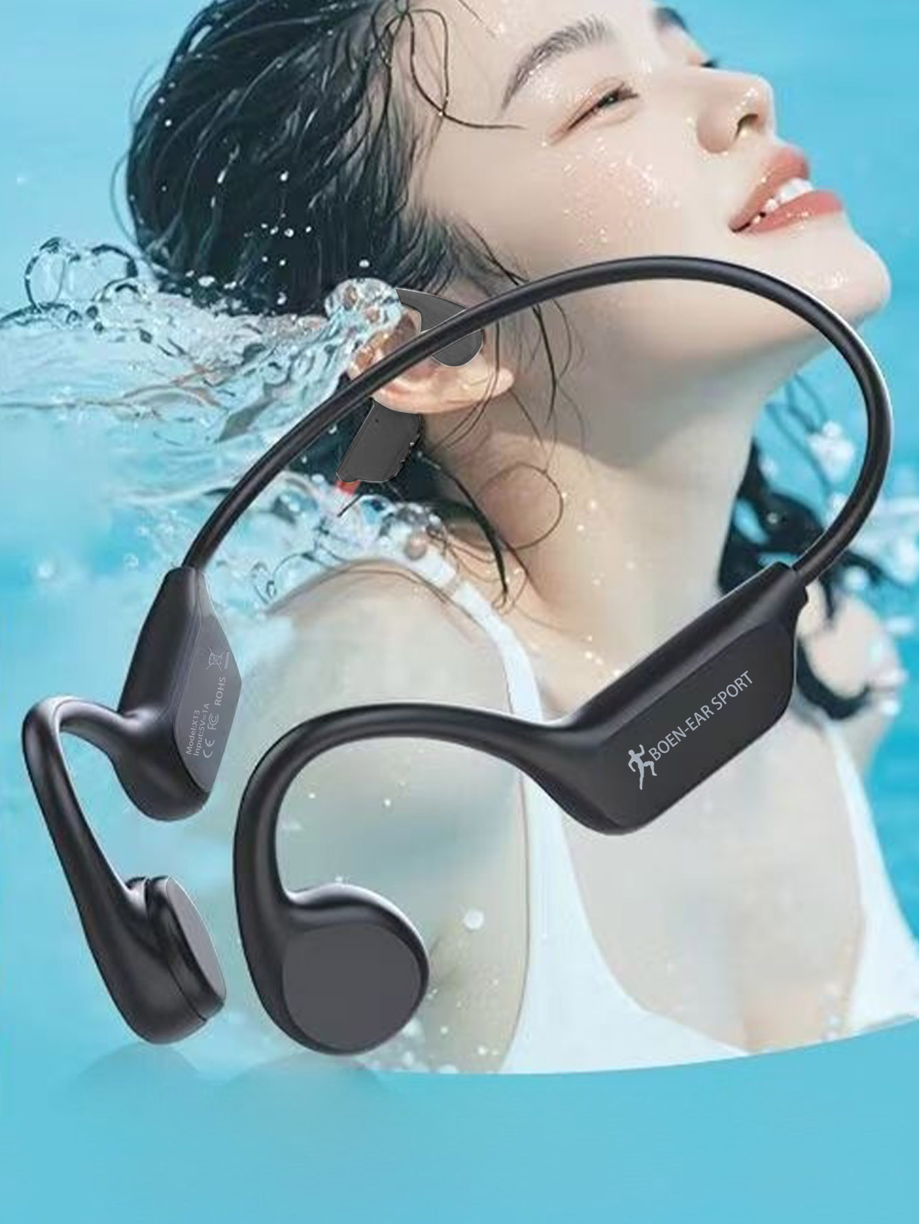 Open Ear Bone Conduction Bluet - đánh giá và giá Bone Conduction Running Headphones