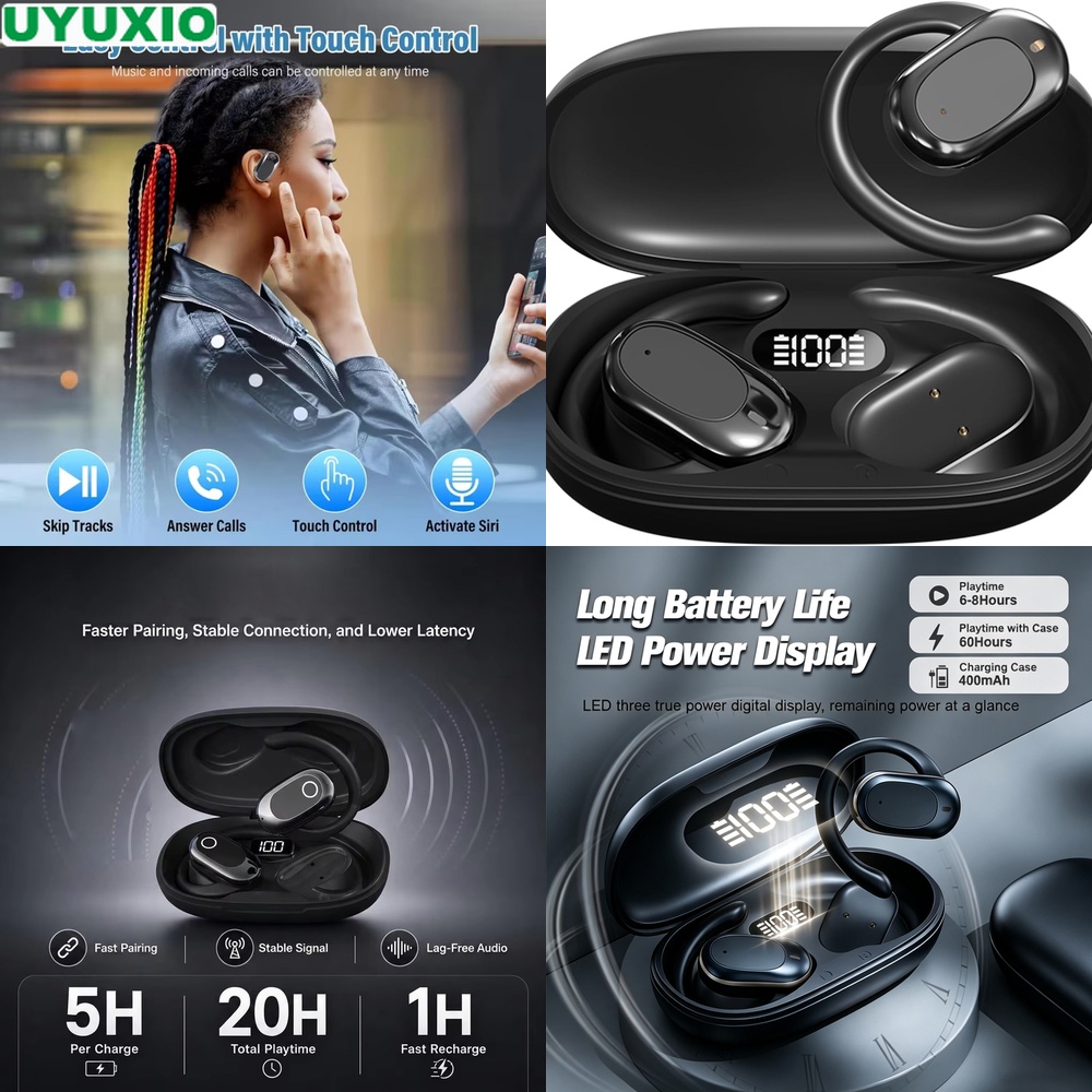 OWS Headset and Wireless Earph - đánh giá và giá Bone Conduction Running Headphones