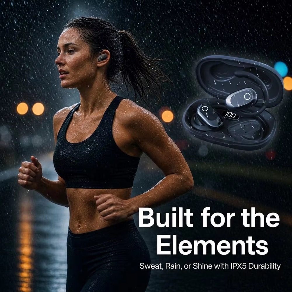OWS Headset and Wireless Earph - đánh giá và giá Bone Conduction Running Headphones