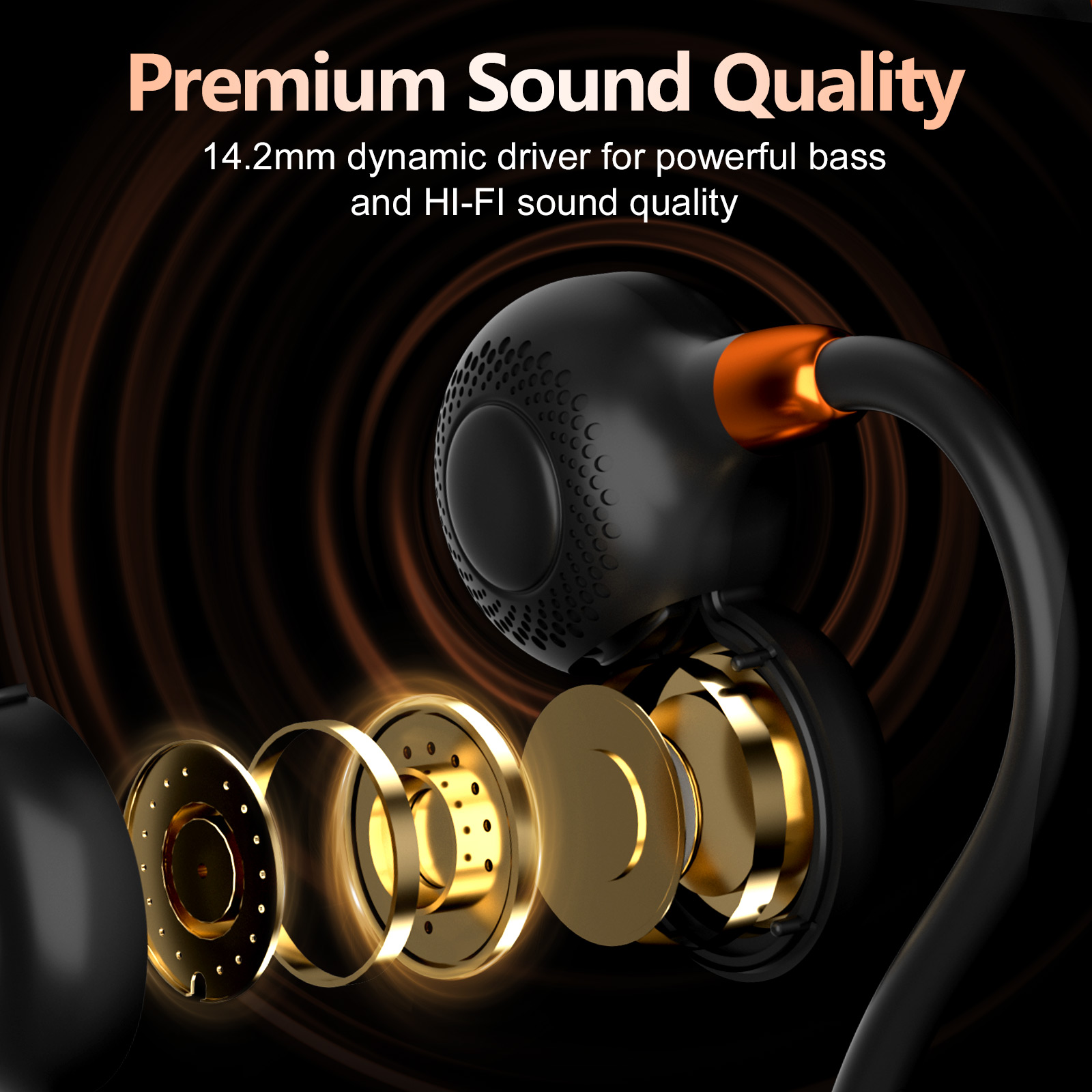 Open Ear Sport Headphones Wire - đánh giá và giá Open Ear Air Conduction Headphones