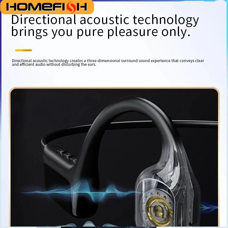 HOMEFISH S10 IPX8 Waterproof B - đánh giá và giá Open Ear Air Conduction Headphones