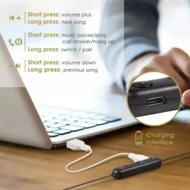 1/2/3/4pcs Neckband Bluetooth  - đánh giá và giá Magnetic Neckband Sports Earphones