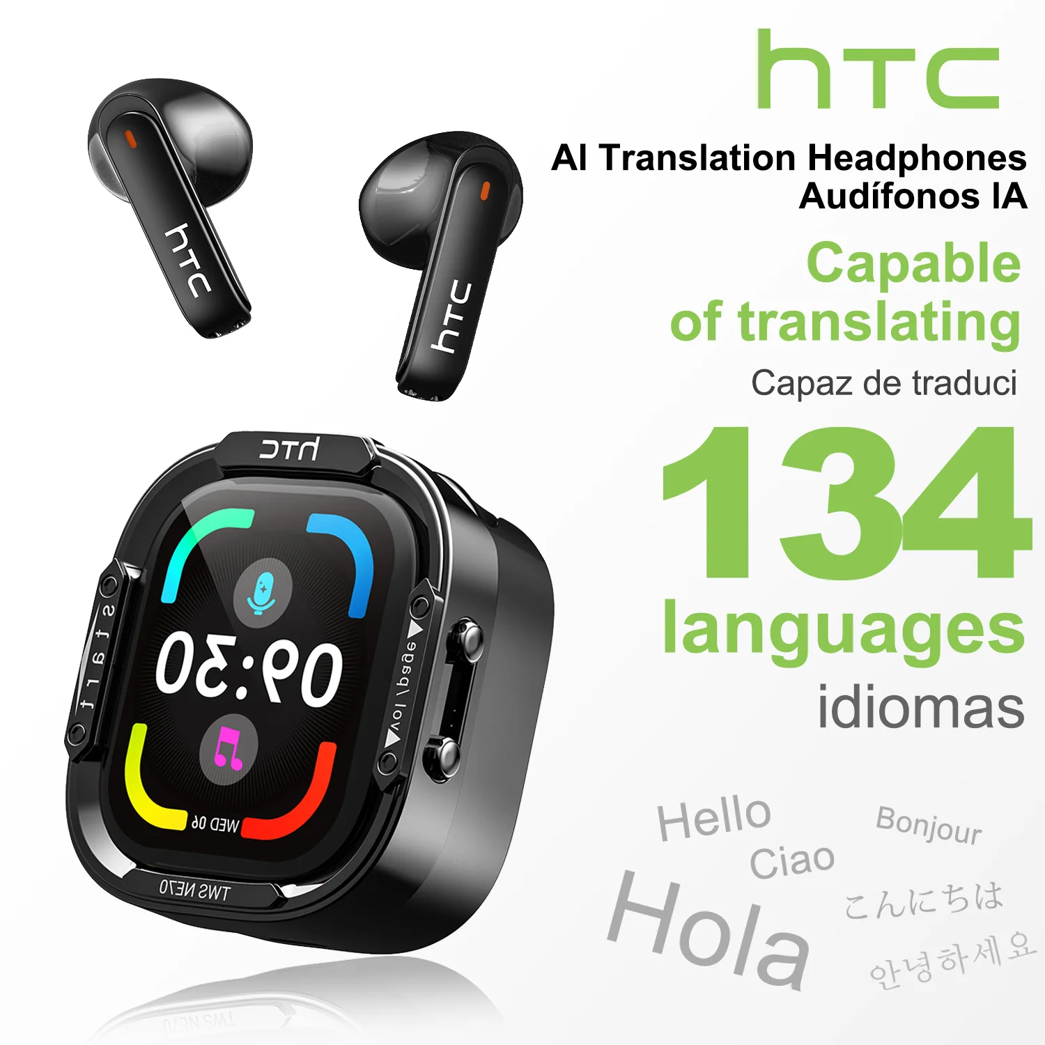 HTC NE70 Bluetooth V6.0 Headph - đánh giá và giá Type C Wired Earphones With Mic