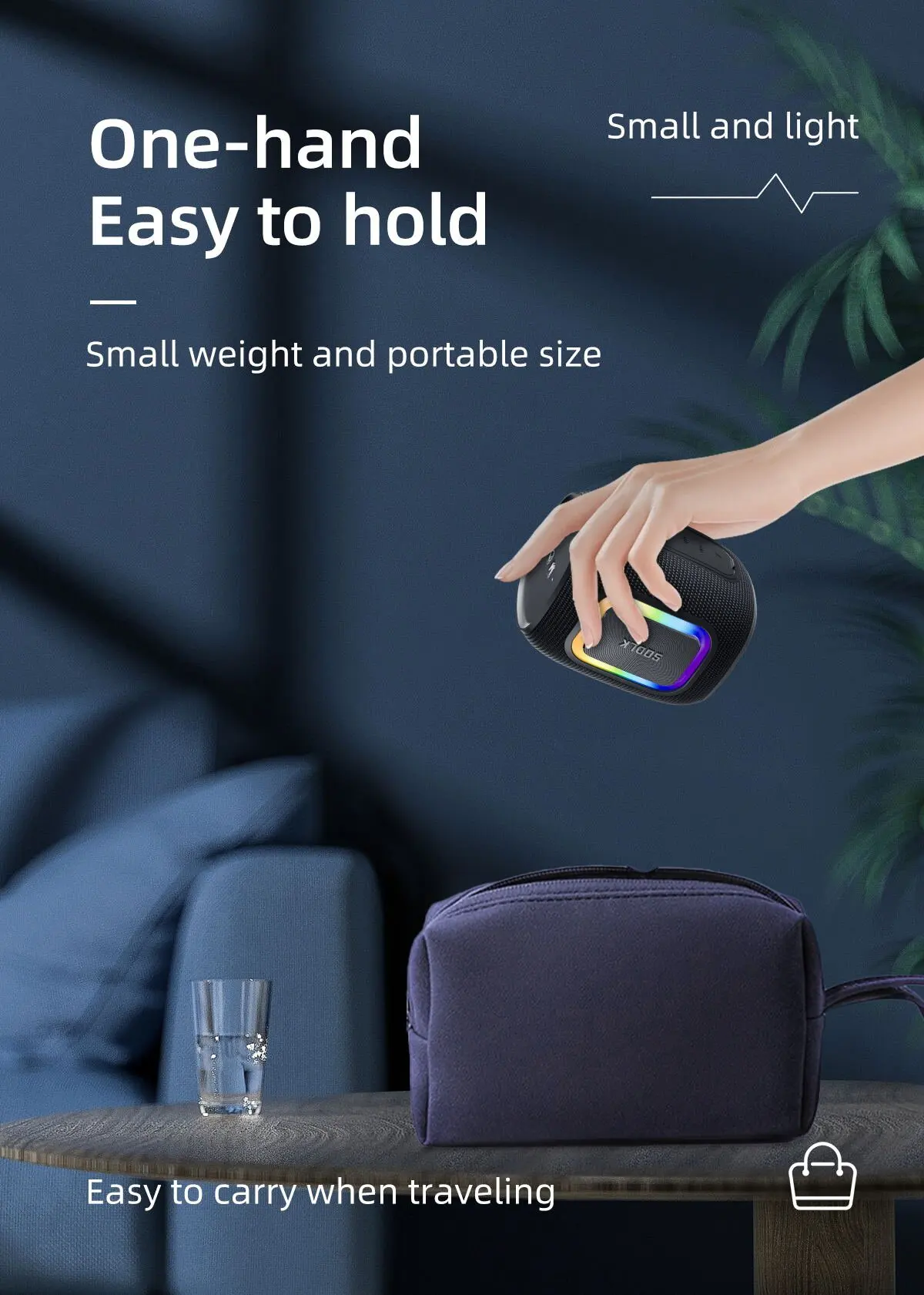 SODLK T26 Mini Bluetooth Speak - đánh giá và giá Portable Bluetooth Speaker Waterproof Ipx7